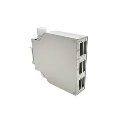 6 Bağlantı Noktalı Metal Dinraya Monte Edilebilir Fiber Optik Din Ray Terminal Kutusu