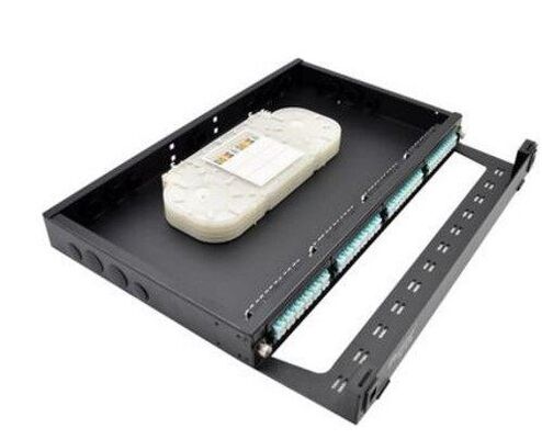 19" FTTH MPO MTP Bağlantı Panelleri LC 1U Fiber Kaset Modülü Raf Montajı