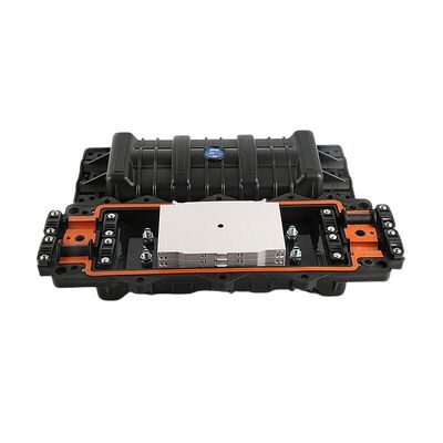 Satır İçi Tip 96 Çekirdekli Fiber Optik Ek Kapatma 4 bağlantı noktalı Ortak Muhafaza 2 giriş 2 çıkış