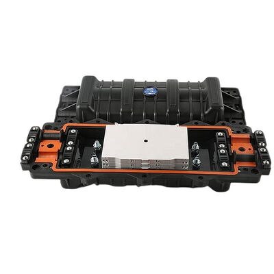 Satır İçi Tip 96 Çekirdekli Fiber Optik Ek Kapatma 4 bağlantı noktalı Ortak Muhafaza 2 giriş 2 çıkış