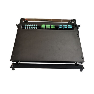 19" LC Fiber Bağlantı Paneli MTP MPO 1U Metal Fiber Sonlandırma Kutusu