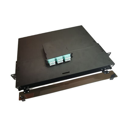 19" LC Fiber Bağlantı Paneli MTP MPO 1U Metal Fiber Sonlandırma Kutusu