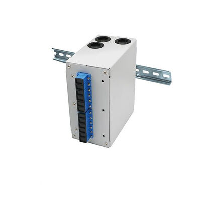 Fiber Optik Ekleme Metal Kutu Din-Ray Ve Duvar Montajı Etkin 12 Sc Upc Adaptör