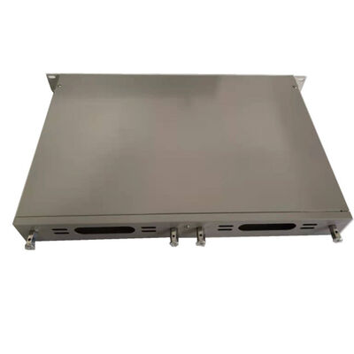 Gri 24 Bağlantı Noktalı SC Fiber Bağlantı Paneli Döner Tip 1U Optik Dağıtım Paneli