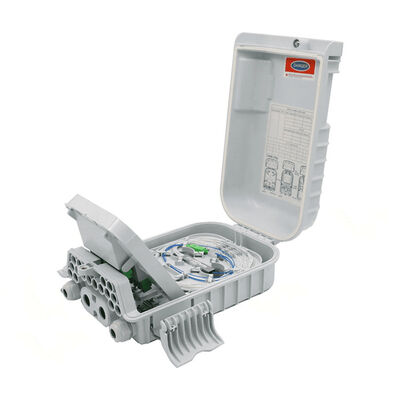 FTTx 1x8 PLC Fiber Optik Bölücü Kutusu Dağıtımı IP68 16 Çekirdek