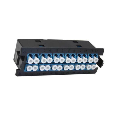 96FO MPO MTP Bağlantı Panelleri LC Dubleks 1U Fiber Bağlantı Paneli 12 Yuva