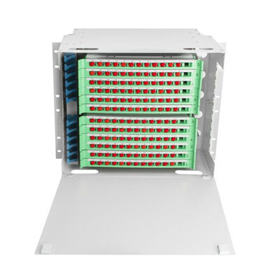 144 Core ODF Bağlantı Paneli Sc / Fc Adaptörü 19 Fiber Optik Bağlantı Paneli