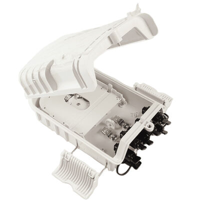 ABS PLC 8 Bağlantı Noktalı Fiber Sonlandırma Kutusu Gri Optik Terminal Muhafazası IP65