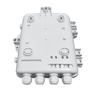 SC 1x8 PLC Fiber Optik Bölücü Kutusu IP65 12 Çekirdek Duvara Monte