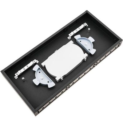 19" Raf Montajlı Fiber Bağlantı Paneli ST Adaptörü 1U Fiber Muhafaza 12 Çekirdek