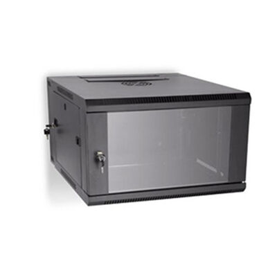 Kasa Sunucu Rafı Duvara Monte Raf Kabini 1.2mm 6U Cam Kapı
