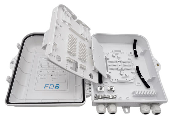 Beyaz Fiber Optik Bölücü Kutusu LC 1x16 PLC Bölücü Duvar Montajı