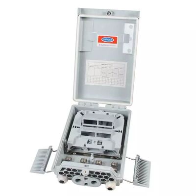 SM / MM Fiber Optik Bölücü Kutusu Açık Gri 1x8 PLC Bölücü