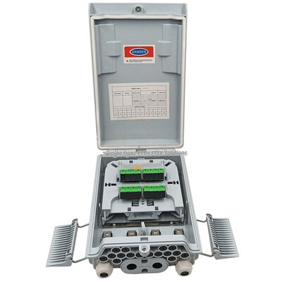 SM / MM Fiber Optik Bölücü Kutusu Açık Gri 1x8 PLC Bölücü