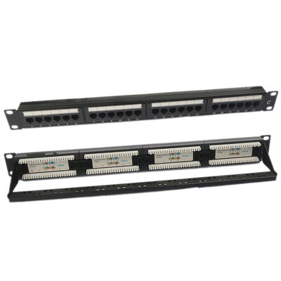 UTP 24 Bağlantı Noktası CAT6 Bağlantı Paneli 1U Keystone Bağlantı Paneli Boş RJ45