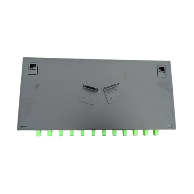 12 Bağlantı Noktalı Fiber Bağlantı Paneli ODF 1U Fiber Optik Terminal Kutusu SC Pigtail Adaptörü