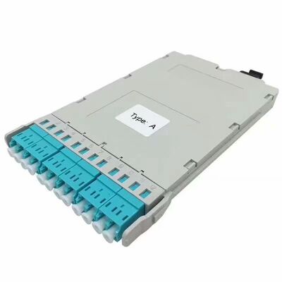 12 Çekirdekli MPO-LC MTP-LC SM OM3 OM4 OM5 breakout Kaset Modülleri Plastik