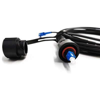 Ip68 FTTA ODVA SC'den SC'ye UPC APC 5.0mm Dış Mekan Zırhlı Su Geçirmez Fiber Jumper Patch kablosu