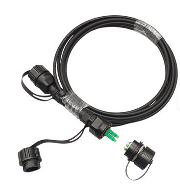 Ip68 FTTA ODVA LC'den ODVA LC UPC APC 5.0mm Dış Mekan Zırhlı Su Geçirmez Fiber Jumper Patch kablosu